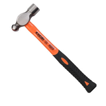 KSEIBI Fiberglass Handle Steel Machinist Ball Pein Hammer